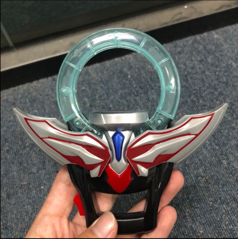 bandai万代欧布奥特曼迷你变身器套装欧布融合圆环日语发声模型