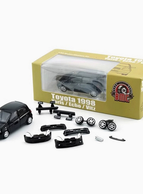 BM 1 64 丰T田 Yaris Echo Vitz 雅力士威姿汽车模型合金车限量款