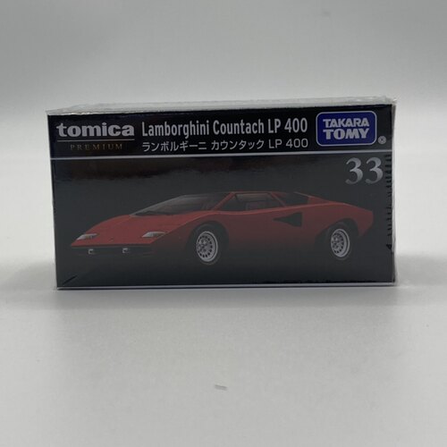 TOMY/多美卡仿真合金车黑盒TP33号兰博基尼康塔什LP400跑车