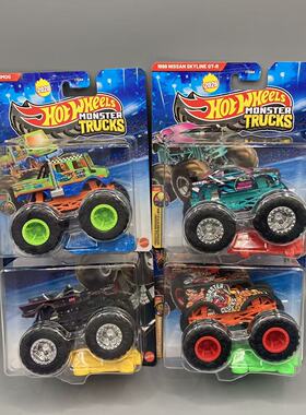 HOT WHEELS/风火轮 狂野大脚车系列 大白鲨 虎鲨 碎骨者火焰飞龙