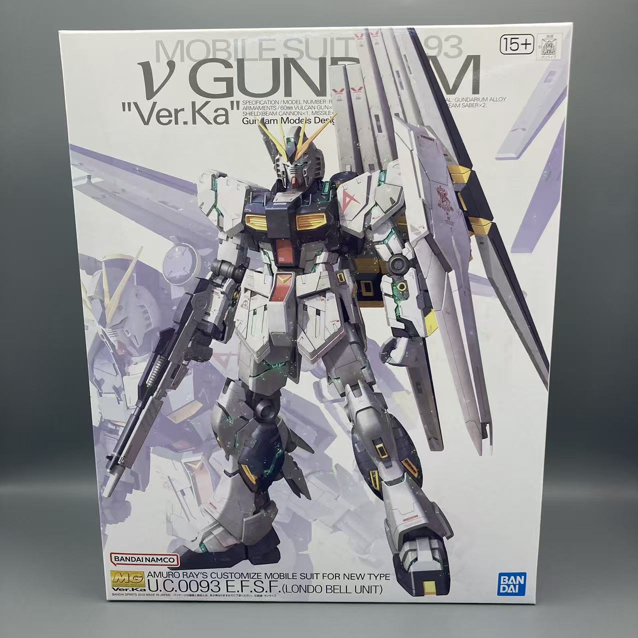 Bandai/万代 正品  MG 1/100卡版 Ver.Ka  牛高达拼装模型55454
