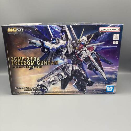 现货 万代 MGSD 自由高达 FREEDOM Q版 BB战士 拼装模型