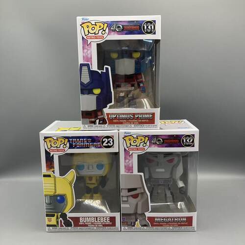 Funko Pop变形金刚 G1动画 擎天柱 周边手办潮玩摆件新年礼物