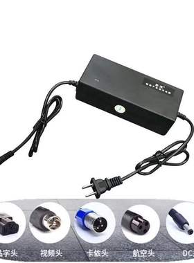 24V36V48v电动车锂电池专用充电器48v2A卡侬头 13串锂电池充电器