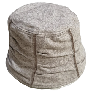 编码 752日系棉麻羊毛盆帽渔夫帽遮阳简约平顶帽子 706