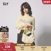 冬季 新品 鬼马少女俏皮撞色字母毛绒针织衫 SLY 030HAR70 3051