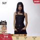 摇滚Y2K辣妹设计感打揽牛仔抹胸女030HSZ10 SLY 春季 1261