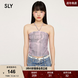 1651 音乐节穿搭创意街景图案挂脖吊带030HSZ90 SLY 春季