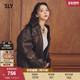 机车风皮质夹克外套030HSA01 SLY 早春新品 0010