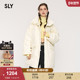 SLY 4541 日系风软糯立领宽松轻盈羽绒服女030IAY30 秋季 新品