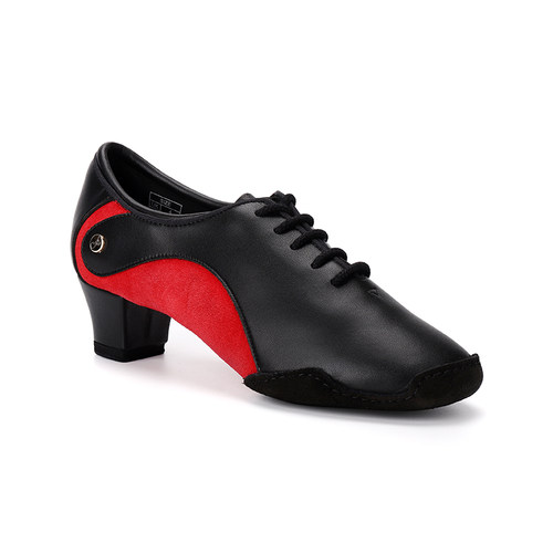 英国ADSMISSFUN练习鞋真皮F1020-11女拉丁教师舞蹈鞋伦巴牛仔软底