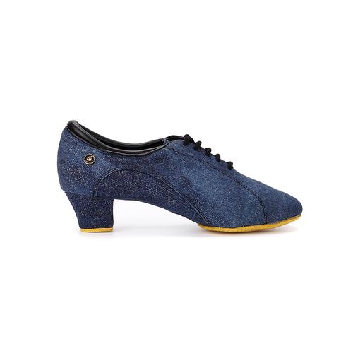 AG拉丁练习鞋新版A1060-02牛仔女教师舞鞋跳舞鞋