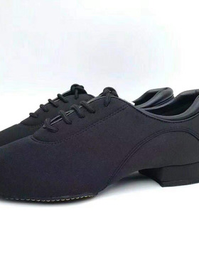 ADSMISSFUN新平跟A4012-18弹力牛津直底男摩登两点底舞鞋教师练