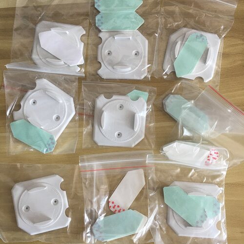 阿乐乐可 powercube魔方插座模方配套桌子固定底座无痕胶配件