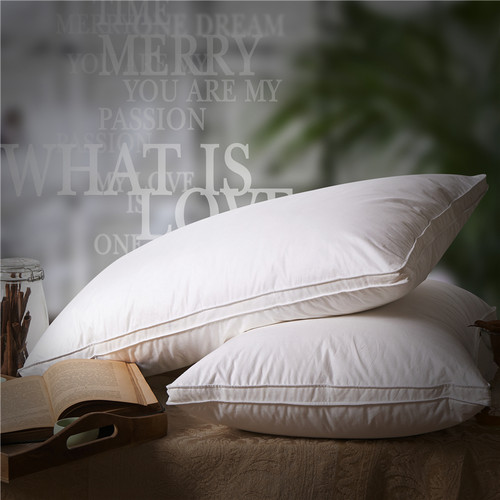高度可调纯棉棉枕头防羽