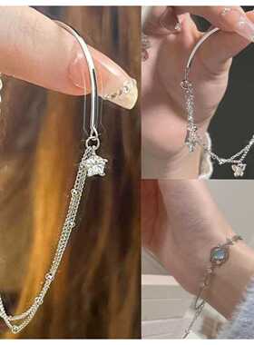 限定竹节设计闺蜜情侣款饰品ins