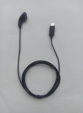 包邮 Type-c单耳耳塞式耳机 单边短线耳机 骑手耳机 定制长度