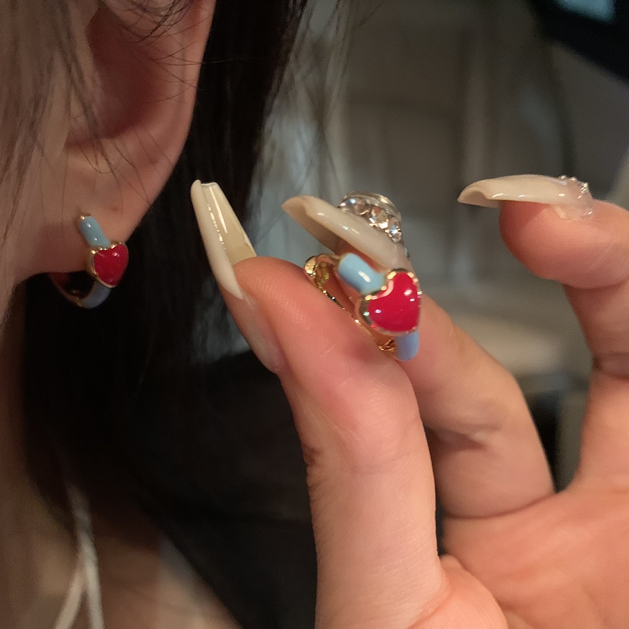 真的好看，多色多巴胺耳扣