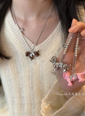 小狗项链女款2025新款爆款