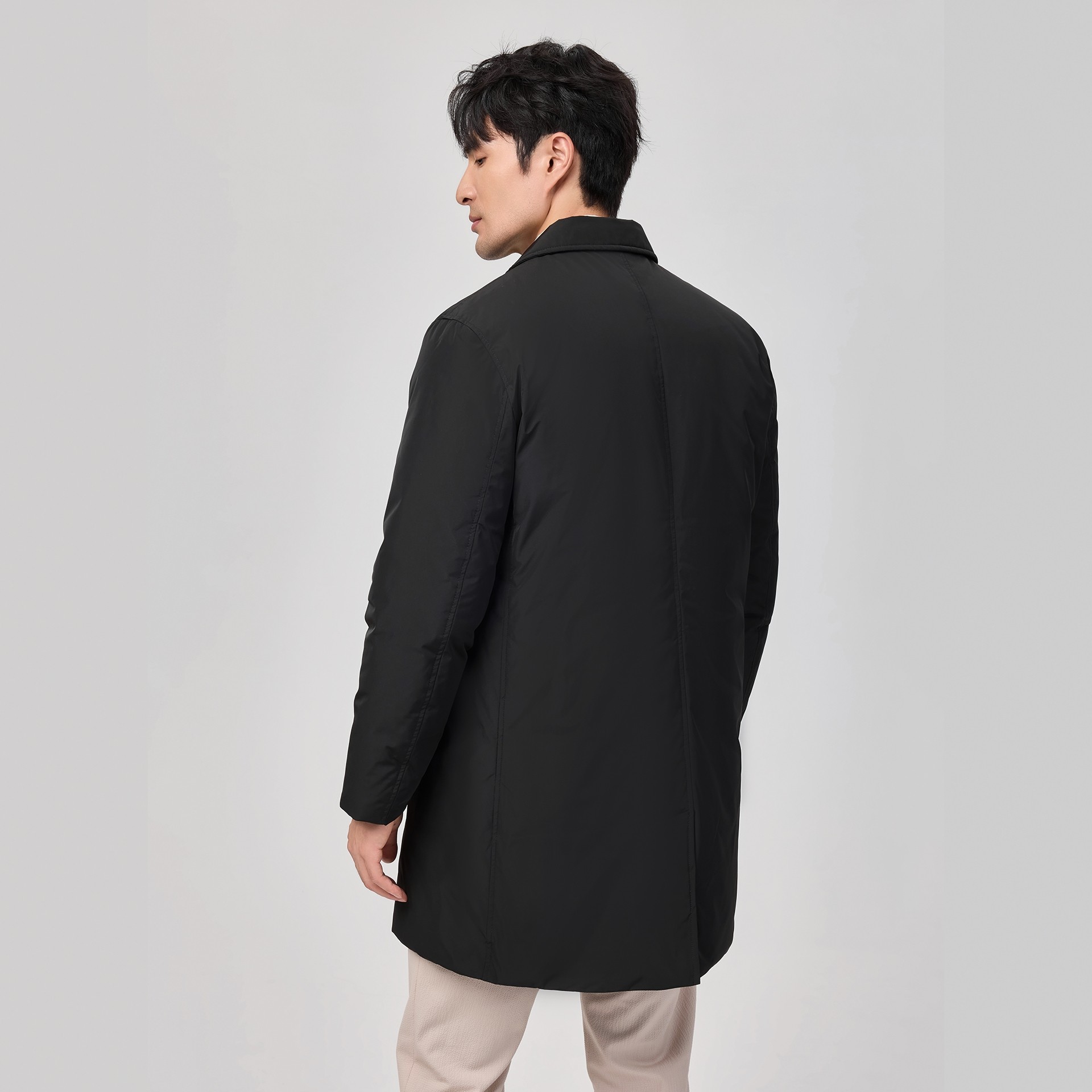 2026男士羽绒服长款白鸭绒羽绒服长款外套8653/P345长期有货,男装羽绒服,钱塘7038(原5007）
