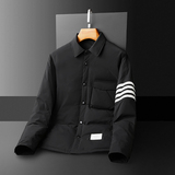 2026新品男士90羽绒服短款衬衫羽绒服yr6609-1P265长期有货，男装羽绒服，钱塘7038(原5007）