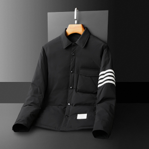 2026新品男士90羽绒服短款衬衫羽绒服 yr6609-1P265 长期有货图片