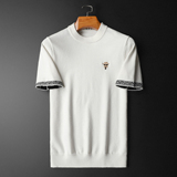 2026新款男装提花毛衣羊毛衫圆领针织衫打底衫23304p125长期货，男装针织衫/毛衣，钱塘7038(原5007）