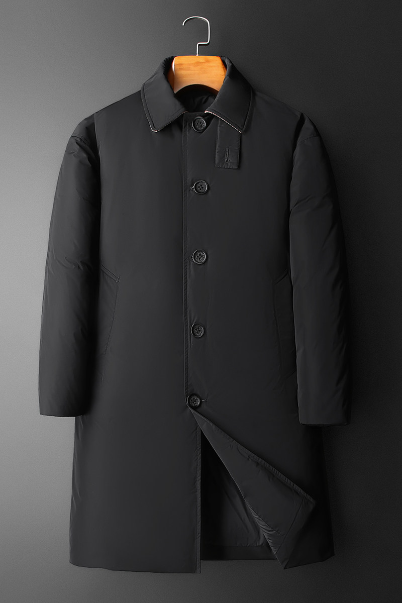 26男士商务休闲白鸭绒外穿长款羽绒服外套8665/p365偏大长期有货,男装羽绒服,钱塘7038(原5007）