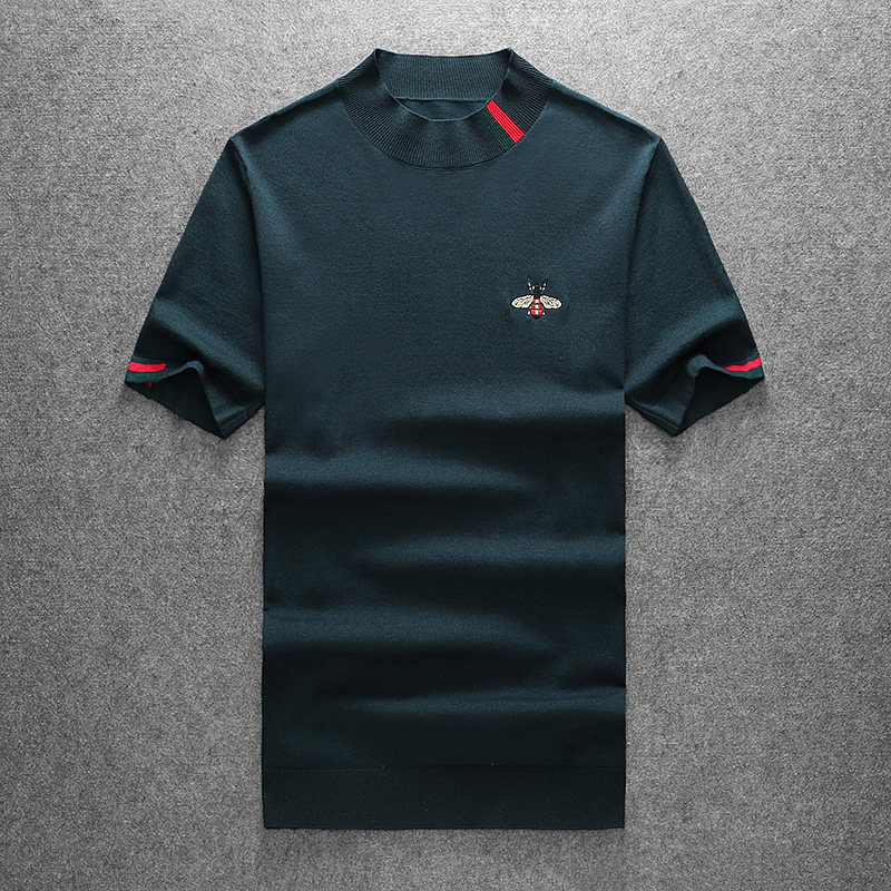 2024冬季新款潮流短袖半高领套头毛衣羊毛衫针织衫打底8715/p125，商品下架区商品下架区，钱塘7038(原5007）