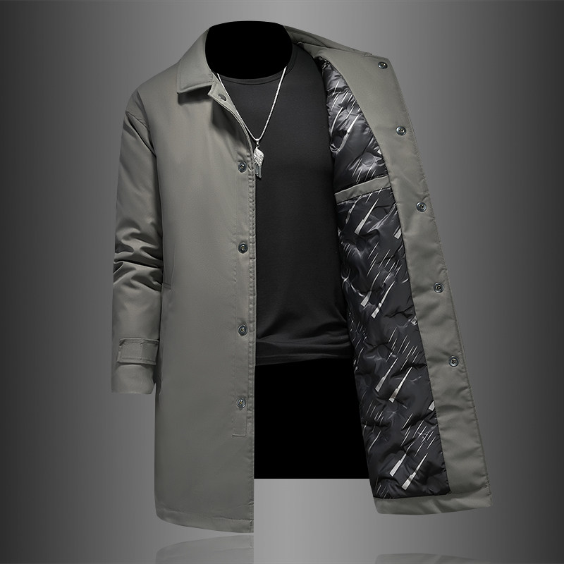 男士商务休闲白鸭绒外穿长款羽绒服外套1188/p285偏大款398,商品下架区,钱塘7038(原5007）