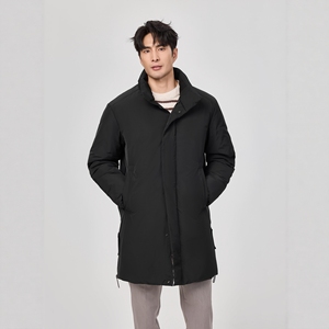 25男士立领商务休闲白鸭绒外穿长款羽绒服外套 8658/p355长期有货,男装羽绒服,钱塘7038(原5007）