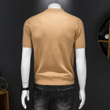 2025新款男装提花毛衣羊毛衫圆领针织衫打底衫2507p125长期货，男装针织衫/毛衣，钱塘7038(原5007）