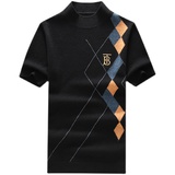 2022年秋冬季男士半高领短袖羊绒衫修身休闲针织打底衫6817/p215，男装针织衫/毛衣，钱塘7038(原5007）