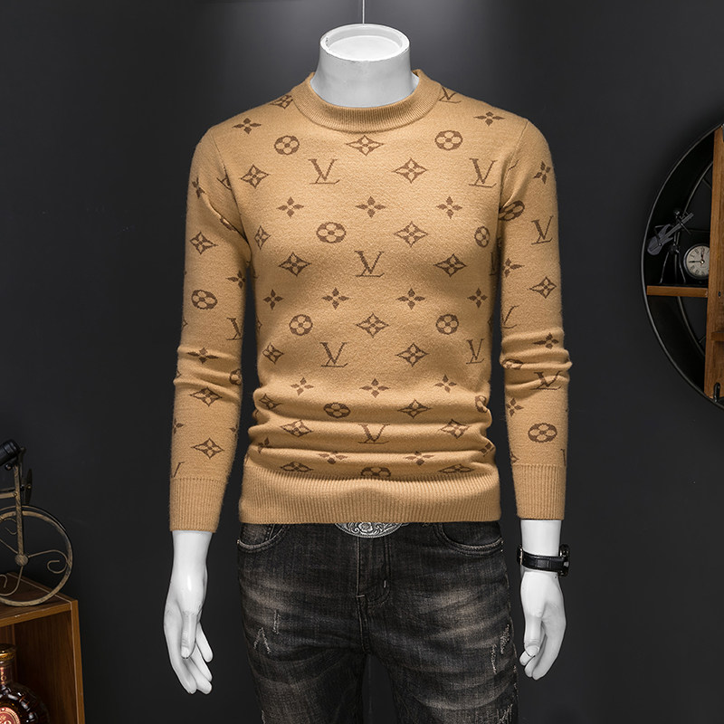 2026新款冬季男毛衣羊毛衫圆领针织衫打底衫23862p135长期有货，男装针织衫/毛衣，钱塘7038(原5007）