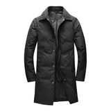 2025男士羽绒服长款白鸭绒羽绒服长款外套8653/P345长期有货，男装羽绒服，钱塘7038(原5007）