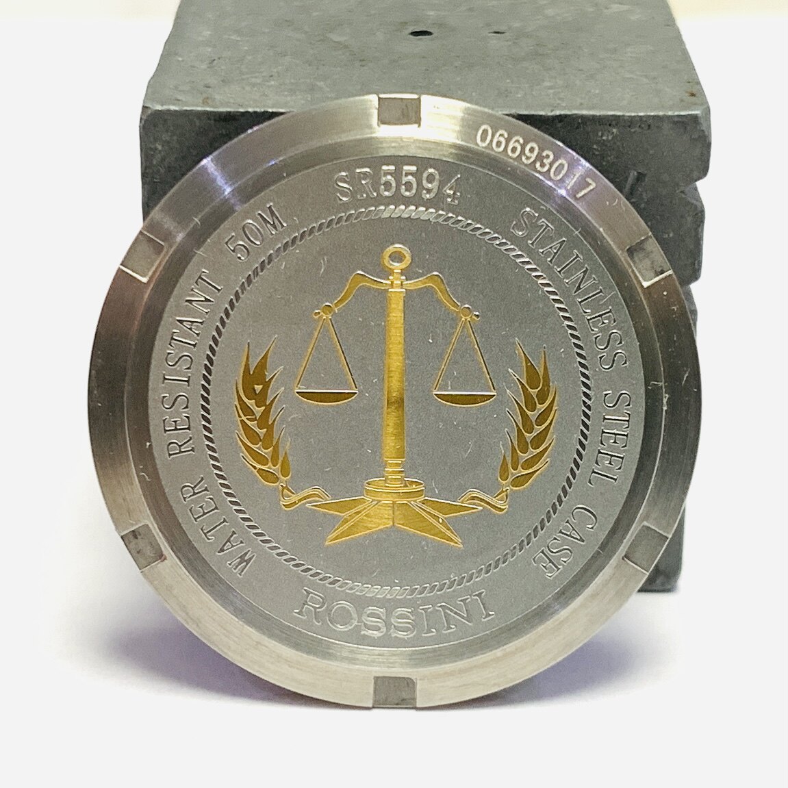 罗西尼原装原厂配件防水5594手表后盖精钢底盖正品表壳5593石英表