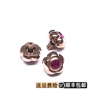 依波表19090126原装镶钻红宝石把头正品女表冠1909精钢防水表把的