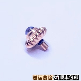 罗西尼表5654原装精钢防水把头镶水晶宝石表把旋钮表把表冠拉把