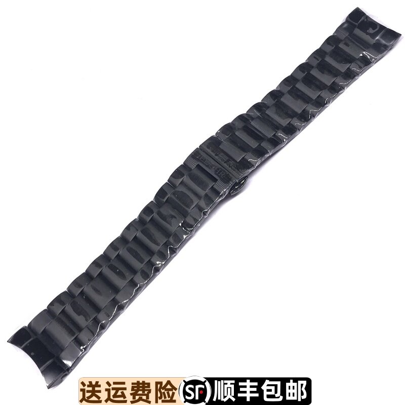 原装正品黑色钢带Ebohr/依波