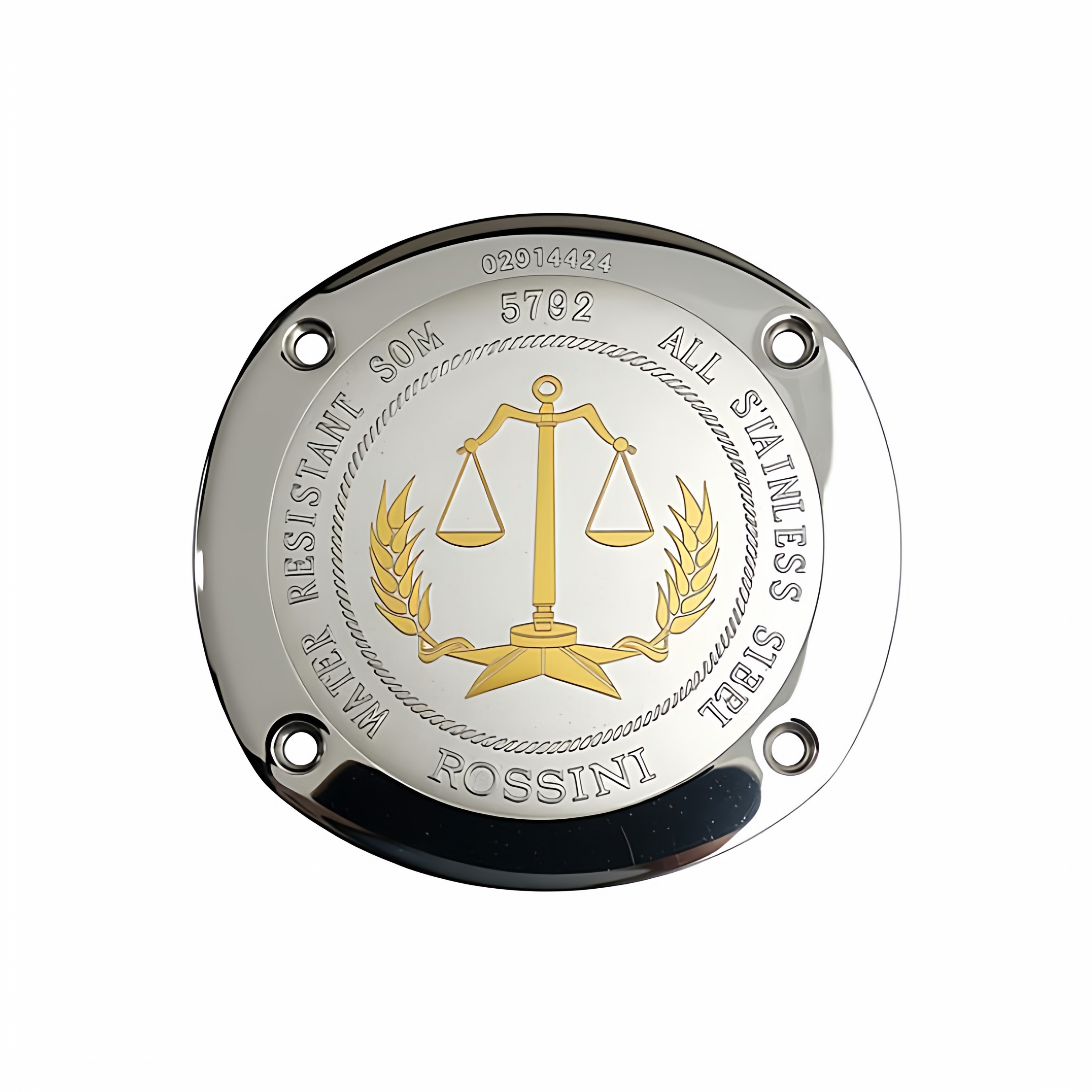 罗西尼原装原厂配件防水5792手表后盖精钢底盖表壳镂空玻璃底镜