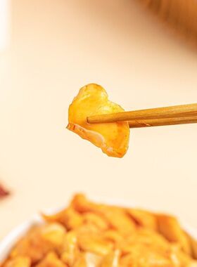 湘舟香辣杏鲍菇下饭菜零食开袋即食红油小包装宿舍咸菜盒装