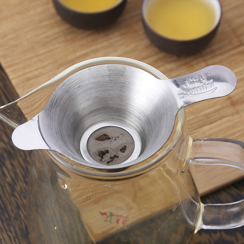 松思泰茶漏茶隔过滤网不锈钢茶器