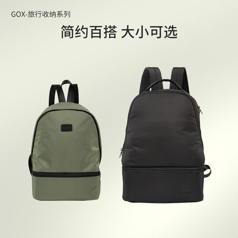 gox饭盒保温袋铝箔背包女收纳包可以带饭可放便当盒餐盒双肩背包