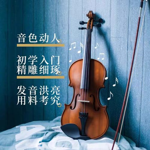 德鲁大叔手工木质小提琴初学者