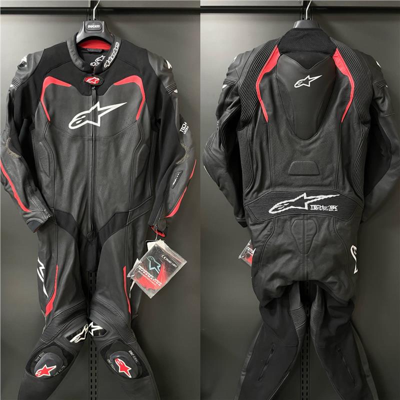 A星连体皮衣GP PRO赛道防摔透气骑行服 可连接赛道气囊