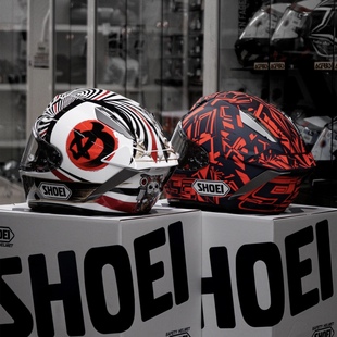 SHOEI X15红蚂蚁招财猫巴塞罗那迷宫蚂蚁泰国站符号金加藤头盔