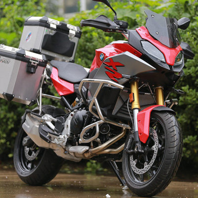 GSADV BMW F900XR黑色铝合金尾箱三箱组 机车保险护杠改装越野旅
