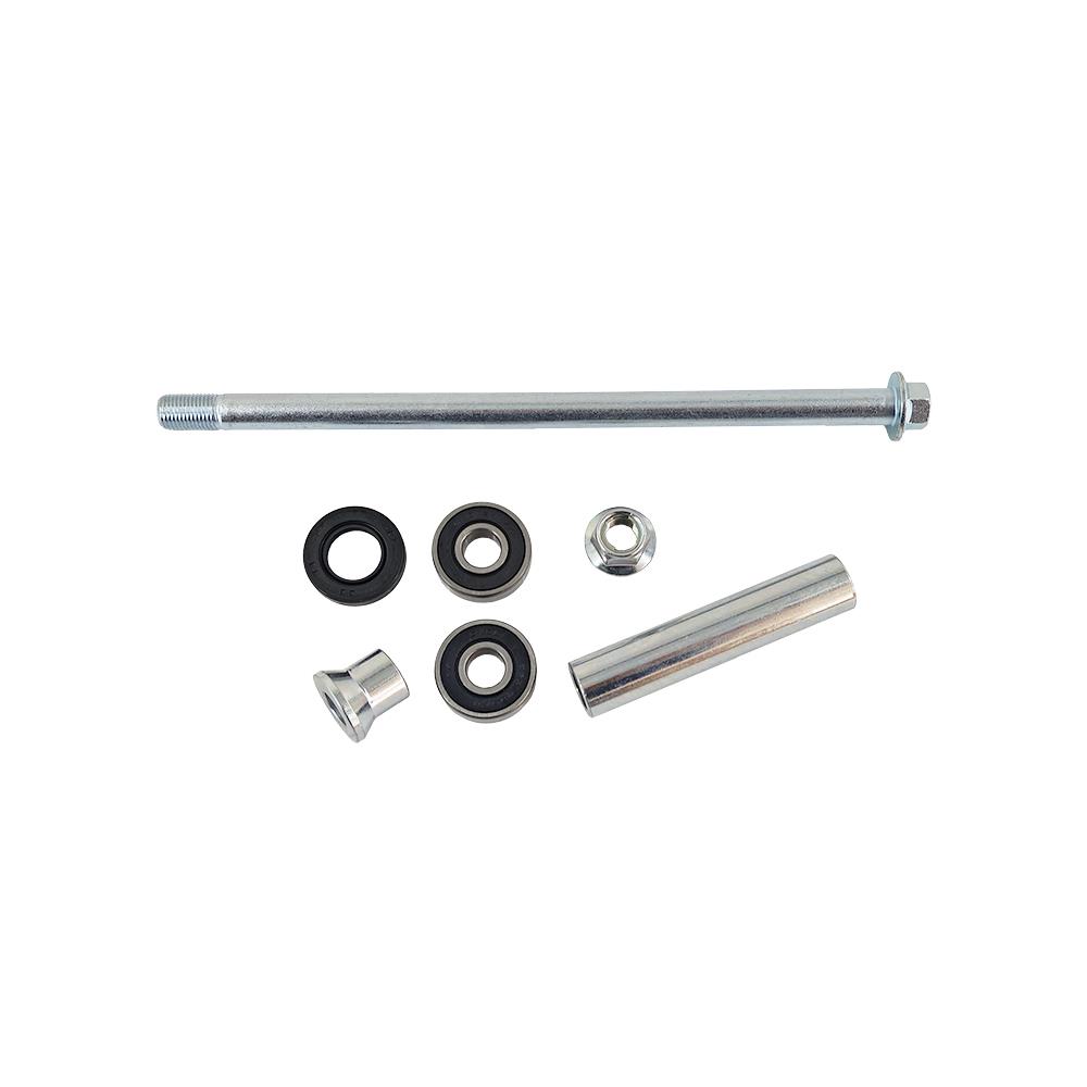 适用豪爵VF125新悦星VSR125前轮轴 前轮轴承 前钢圈衬套 油封原装