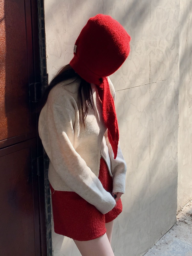 韩系巴拉克拉法帽帽子围巾一体