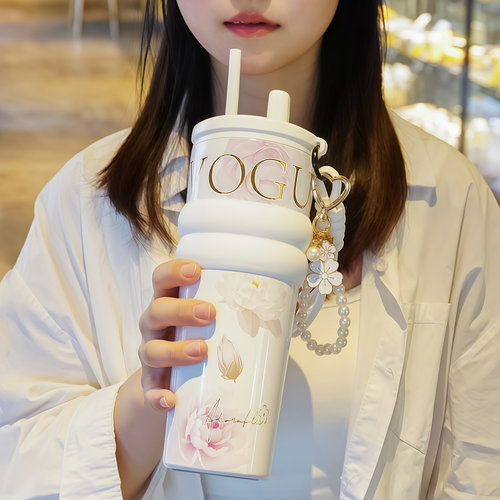 高颜值陶瓷覆层保温咖啡杯